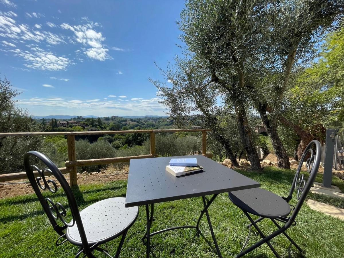 Oliveta del Verde Appartamento con Grande Giardino 500mt dal Centro Siena Esterno foto